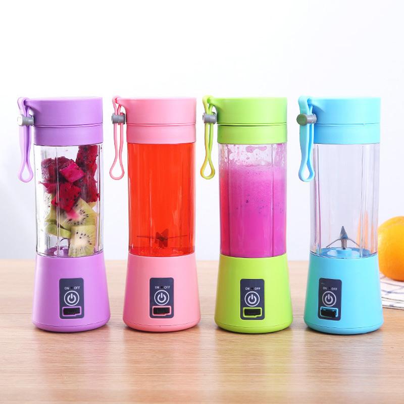 Portable USB Rechargeable Mini Blender Bottle – Personal Smoothie & Juice Maker